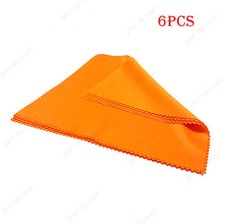 6-Pack High Quality Microfiber Cleaning Cloths for Lens Glasses TV  Phone Screen picture