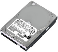 HARD DRIVE IBM DeskStar 180GXP IC35L180AVV207-1 07N9216 185.2GB 7.2K ATA 3.5 picture