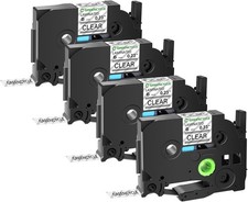 Black on Clear 12mm TZ TZe-131 Laminated Label Tape For Brother P-touch 9200 lot picture