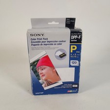 Sony SVM-F120P Color Print Pack DPP-F 4X6 120 Photo Sheets 2 Ink Cartridges picture