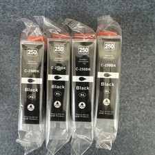 C-250 BK Black XL Ink Printer Cartridge Pack Of 4 picture