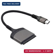 cablecc 5Gbps USB-C Type-C to SATA 22 Pin Adapter Cable for 2.5