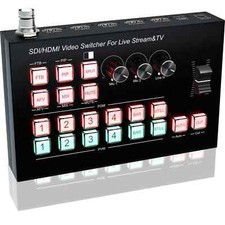 SDI HDMI Video Switcher Multi Camera Live Stream Station Video Record Audio Mix picture