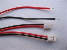 50 pcs PH Pitch 2.0mm 2 Pin Polarized Connector with 26AWG 30cm Leads Cable New picture