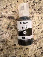 Epson 542 Black Ink Bottle New No Box Exp. 3/29 picture