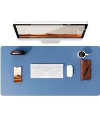 Large Mouse And Keyboard Pad Non-Slip PU Leather Desk Protector For Laptop Gift picture
