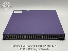 Extreme 16719 Summit X460-G2-48P-GE4 48-Port POE Gigabit Switch picture