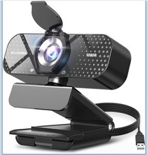 1080P Full HD Webcam with Noise-Canceling Mic, Auto Light Correction picture