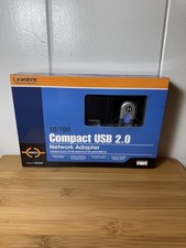 Linksys Model USB200M Compact USB 2.0 Network Adapter New Sealed In Box Cisco picture