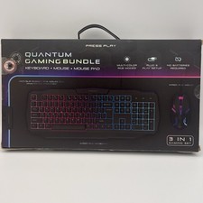 NEW Quantum Gaming Bundle 3 In 1 Gaming Set. RGB Keyboard, Mouse, & Pad picture
