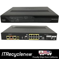 Lot of 2x 8 Port 1G Cisco C891F-K9 Integrated Services Router VPN SFP PoE No PSU picture