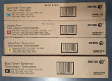 Xerox Genuine Toner Set - CMYK for 7525 7530 7535 7545 7556 7830 7845 picture