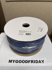 Monoprice Blue 250ft Cat6 Bulk Stranded UTP 24AWG Copper Wire Cable Pull Box New picture