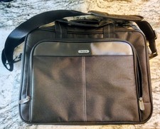 TARGUS  TOP LOAD CLASSIC SLIM BLACK COMPUTER LAPTOP MESSENGER BAG picture