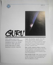 GURU - Artificial Intelligence that means business - Flyer, 1987 picture