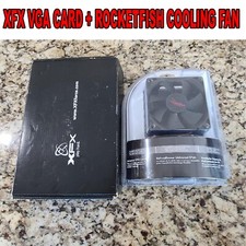XFX ONE 1GB DDR3 HDMI DVI VGA PCI-E Graphics Card +ROCKETFISH COOLOING FAN picture