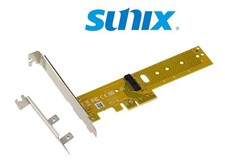 PCIe Card - 1 Port For M2 M Key NVMe SSD Industrial Range SUNIX picture