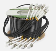 800ft (245 Meters) 6 Core OM3 Multimode Industrial Outdoor Fiber Patch Cable picture