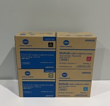 Konica Minolta TNP49 Toner Cartridge Set Yellow Magenta Cyan Black, Bizhub C3351 picture
