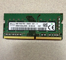 SK hynix 8GB DDR4 SO-DIMM PC4-2666V 260-Pin Unbuffered RAM HMA81GS6JJR8N-VK picture