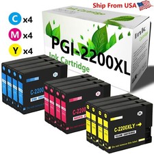 12PK PGI-2200 PGI2200XL Ink Cartridge for Maxify MB5420 MB5120 iB4020 Printer picture