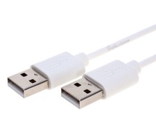 USB Cable 2.0/3.0 A-Male Data Wire Charger Black White Blue 3FT -15 FT Multi Lot picture