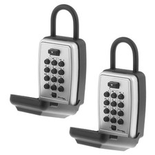 Push Button Key Lock Box Indoor Outdoor 5 Keys 2 Pack Master 5422E2 picture