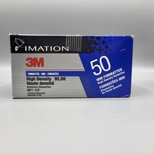 Imation 3M Floppy Diskettes IBM 42 Pcs 3.5 Inch 1.44MB DS HD 44797 Black picture