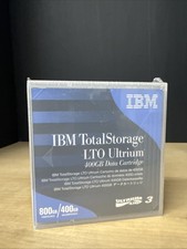 IBM TotalStorage LTO Ultrium 400GB Data Cartridges 24R1922 NEW sealed picture