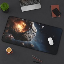 Asteroid Galaxy Desk Mat - Large Sci-Fi Space Mouse Pad for Gaming  picture