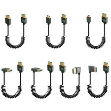 Up Down Right Left 90 Degree Angled HDMI2.1 Cable 8K@60Hz Ultra HDTV UHD Adapter picture