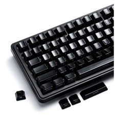 120 Keys Black Ceramic Shine Through Keycaps picture