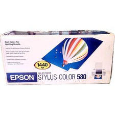 Epson Stylus Color 580 Ink Jet Printer 1440 DPI 120V New Open Box picture