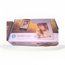 HP Sprocket Studio Dye Sublimation Digital Photo Printer Color 4x6in Portable picture