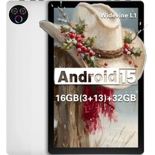 Android 15 5-Core 10inch Tablet,16GB RAM+32GB ROM +1TB Expand,800x1332,White picture