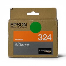 Genuine Epson Orange Ink 324 Cartridge SureColor P400 UltraChrome HG2 Exp 6/2018 picture