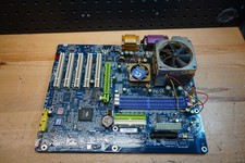 (P) Gigabyte GA-7VAX Socket A Motherboard with CPU & Coolers AGP8X DDR picture