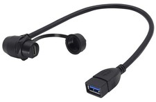zdyCGTime Right & Left Angled 90 Degree USB Type-C to A 3.0 female 0.3M picture