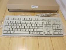 NOS NIB Retro Vintage Micron NMB RT2258TW Windows Wired PS2 Keyboard picture