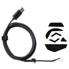 USB Mouse Cable Mice Line & 1 Set Mouse feet Compatible for logit G502 Hero G502 picture