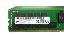 Lot of 12 Micron 32GB PC4-3200AA ECC REG Server Memory MTA36ASF4G72PZ-3G2E7TI picture