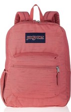 JANSPORT CROSS TOWN REMIX SLATE ROSE SLUB LAPTOP BACKPACK picture