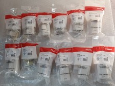 Lot of 12 Legrand KSSMB1 SMB Keystone 1-Port Fog White NEW *SEALED* picture