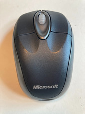 Microsoft Wireless Notebook Optical Mouse 3000 Model 1056 w/ Receiver Slate Gray picture