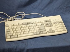 Vintage Mitsumi Keyboard KPQEA4ZA Standard 104 Key 5 Pin, USA,  KPQ-E99ZC-13 5V picture