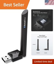 USB Bluetooth Adapter for PC, Bluetooth 5.3 USB Long Range Receiver picture