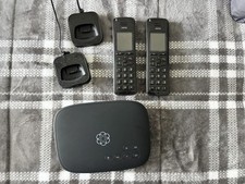 Ooma Telo Smart Home Phone Service With 2 HD3 Handsets Excellent Condition picture
