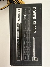 2000W ATX Computer Power Supply PSU LX2000W 155A 12V 90 Plus Desktop Mining PC picture