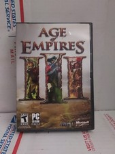 Age of Empires III (PC, 2005) with manual No Keycode 3 DISKS PC CD-ROM - #162L picture