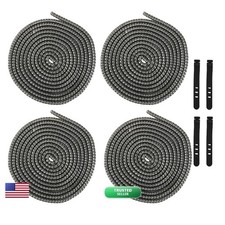 QLD COVER 4pcs 1.6M(5.25FT) Spiral Cable Protector for Phone/Pad/Laptop USB picture